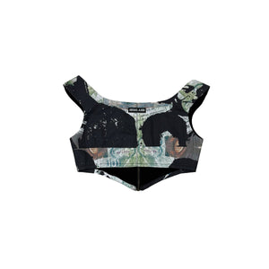 ABIGAIL AJOBI - International Love Fitted Top - AW22 - multi international love